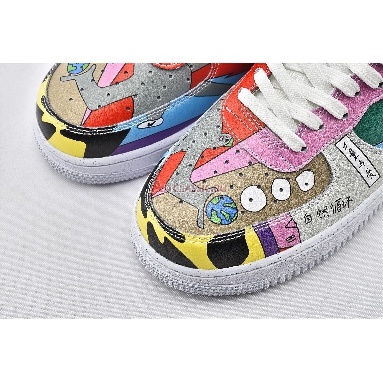 Ruohan Wang x Nike Air Force 1 Flyleather CZ3990-900 Red/Pink/Green/Blue/White Mens Womens Shoes