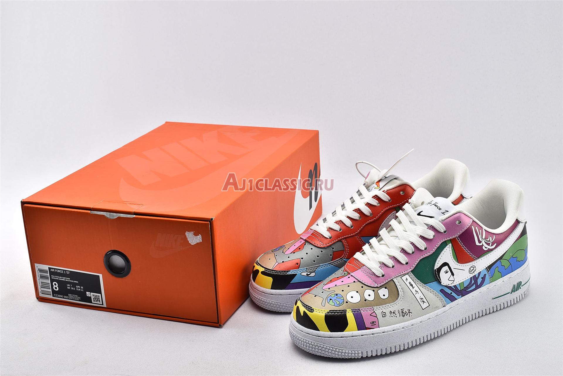 New Ruohan Wang x Nike Air Force 1 Flyleather CZ3990-900 Shoes