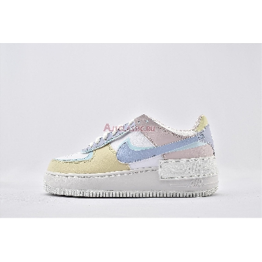 Nike Air Force 1 Low Shadow CI0919-106 Summit White/Glacier Blue-Fossil-Ghost Mens Womens Shoes