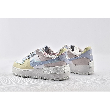 Nike Air Force 1 Low Shadow CI0919-106 Summit White/Glacier Blue-Fossil-Ghost Mens Womens Shoes