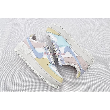 Nike Air Force 1 Low Shadow CI0919-106 Summit White/Glacier Blue-Fossil-Ghost Mens Womens Shoes