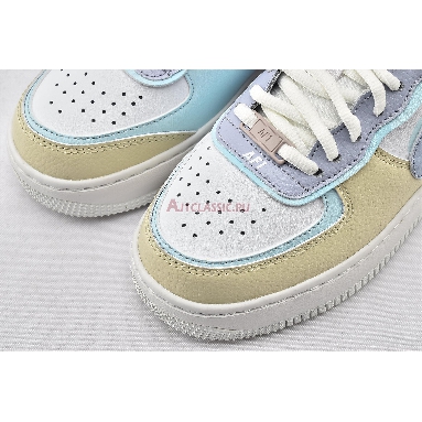 Nike Air Force 1 Low Shadow CI0919-106 Summit White/Glacier Blue-Fossil-Ghost Mens Womens Shoes