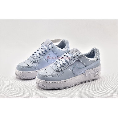 Nike Wmns Air Force 1 Shadow Hydrogen Blue CV3020-400 Hydrogen Blue/White/Hydrogen Blue Mens Womens Shoes