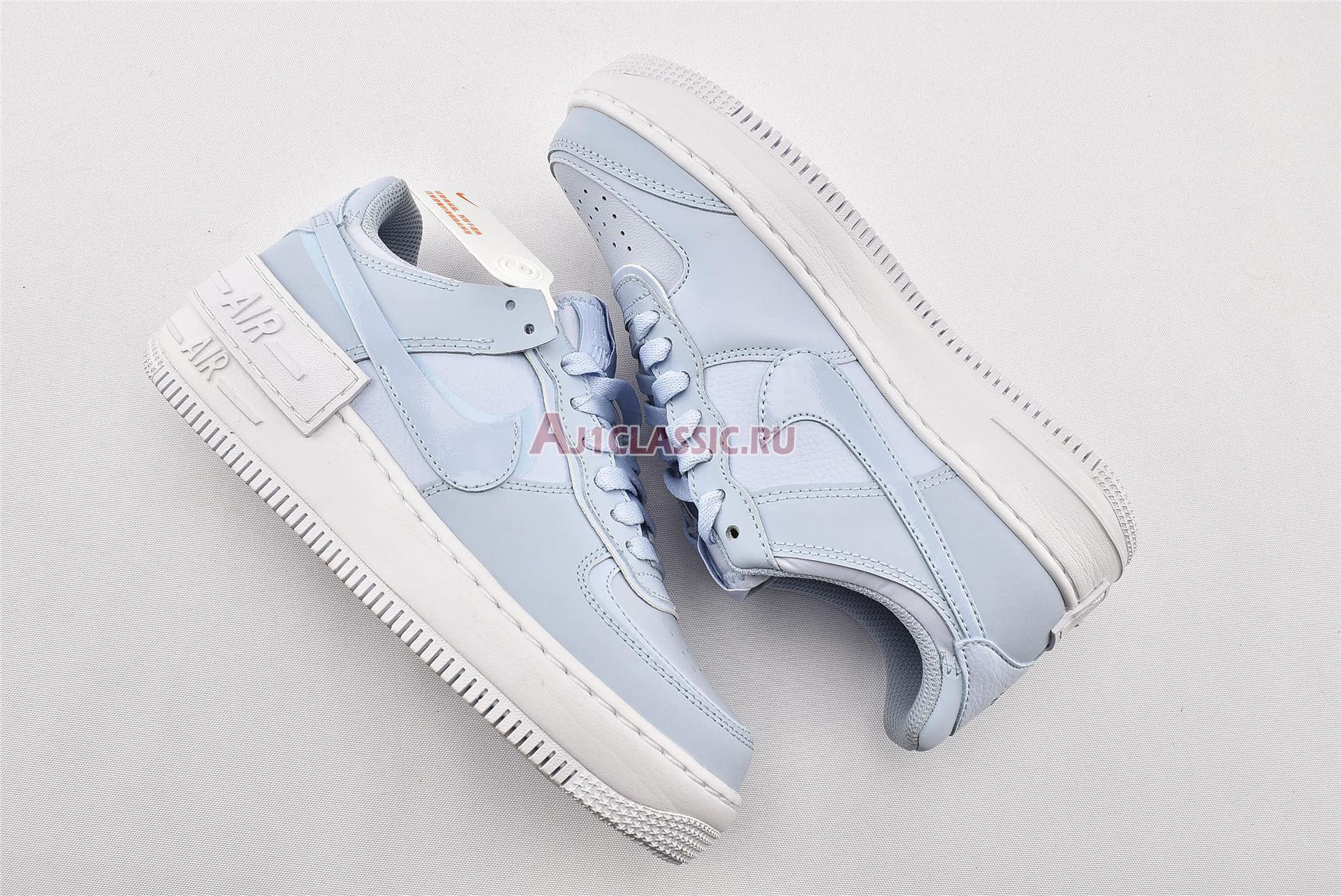 New Nike Wmns Air Force 1 Shadow "Hydrogen Blue" CV3020-400 Shoes