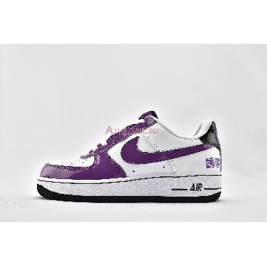 Nike Air Force 1 Chamber Of Fear Temptation AV2051-100 White/Hyacinth-Black Sneakers