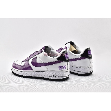 Nike Air Force 1 Chamber Of Fear Temptation AV2051-100 White/Hyacinth-Black Sneakers