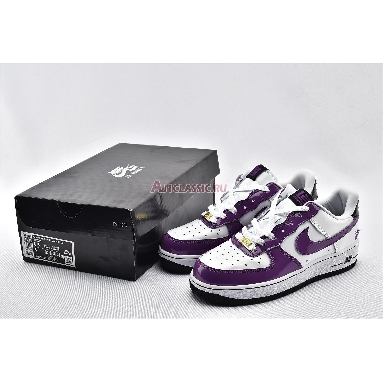 Nike Air Force 1 Chamber Of Fear Temptation AV2051-100 White/Hyacinth-Black Sneakers