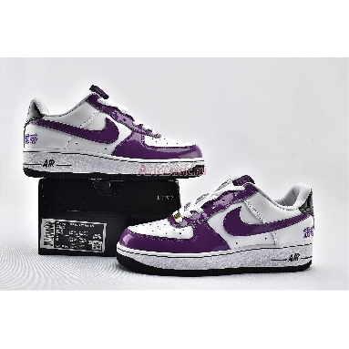 Nike Air Force 1 Chamber Of Fear Temptation AV2051-100 White/Hyacinth-Black Sneakers