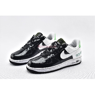 Nike Air Force 1 Chamber Of Fear Self-Doubt AV2055-001 Black/White-Tomatillo Sneakers