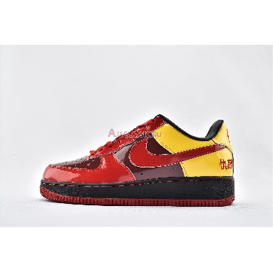 Nike Air Force 1 Chamber Of Fear Hater AV2052-600 Redwood/Varsity Red-Taxi-Black Mens Womens Shoes