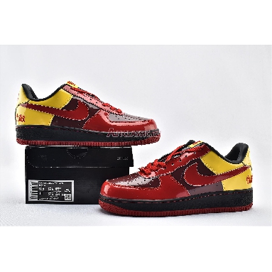 Nike Air Force 1 Chamber Of Fear Hater AV2052-600 Redwood/Varsity Red-Taxi-Black Mens Womens Shoes