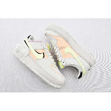 Nike Wmns Air Force 1 Shadow White Crimson Tint CI0919-107 Summit White/Black/Barely Volt/Crimson Tint Mens Womens Shoes