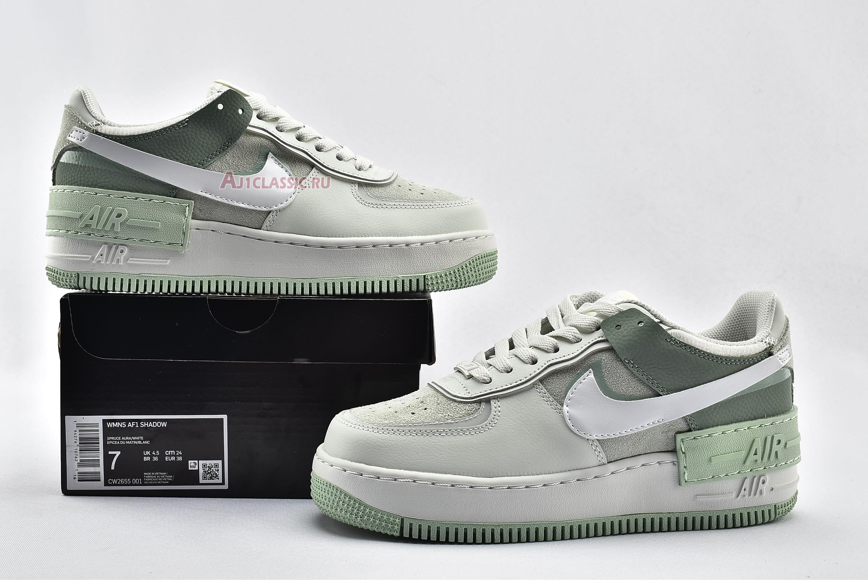 New Nike Wmns Air Force 1 Shadow "Spruce Aura" CW2655-001 Shoes