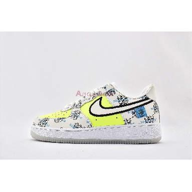 Nike Air Force 1 Low Worldwide Pack DA1343-117 White/White-Volt-Blue Fury Mens Womens Shoes