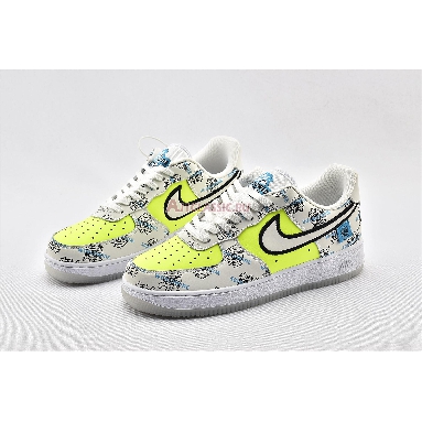 Nike Air Force 1 Low Worldwide Pack DA1343-117 White/White-Volt-Blue Fury Mens Womens Shoes