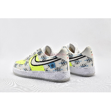 Nike Air Force 1 Low Worldwide Pack DA1343-117 White/White-Volt-Blue Fury Mens Womens Shoes