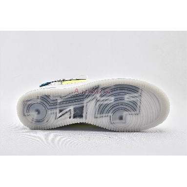 Nike Air Force 1 Low Worldwide Pack DA1343-117 White/White-Volt-Blue Fury Mens Womens Shoes