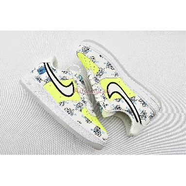 Nike Air Force 1 Low Worldwide Pack DA1343-117 White/White-Volt-Blue Fury Mens Womens Shoes