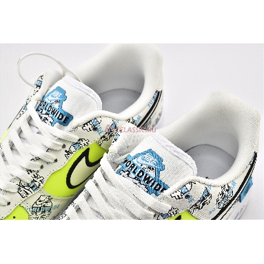 Nike Air Force 1 Low Worldwide Pack DA1343-117 White/White-Volt-Blue Fury Mens Womens Shoes