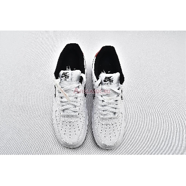 Nike Air Force 1 Low Brushstroke Swoosh - White DA4657-100 White/University Red/Black Mens Womens Shoes