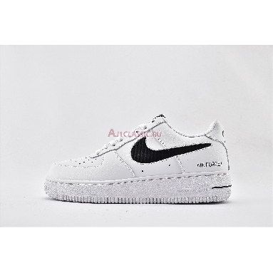 Nike Air Force 1 Low With Cut-Out  CZ7377-100 White/Black Mens Womens Shoes