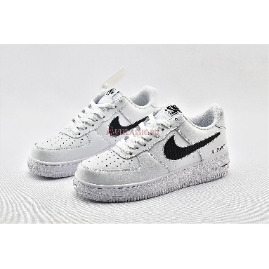 Nike Air Force 1 Low With Cut-Out  CZ7377-100 White/Black Mens Womens Shoes