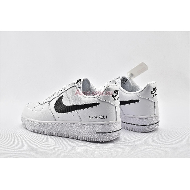 Nike Air Force 1 Low With Cut-Out  CZ7377-100 White/Black Mens Womens Shoes