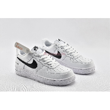 Nike Air Force 1 Low With Cut-Out  CZ7377-100 White/Black Mens Womens Shoes