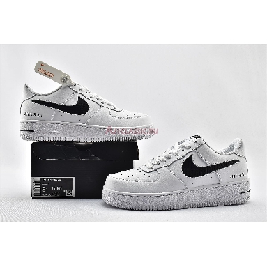 Nike Air Force 1 Low With Cut-Out  CZ7377-100 White/Black Mens Womens Shoes