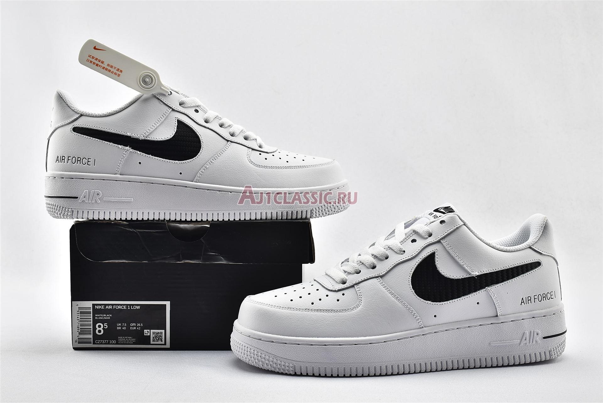 New Nike Air Force 1 Low "With Cut-Out " CZ7377-100 Shoes