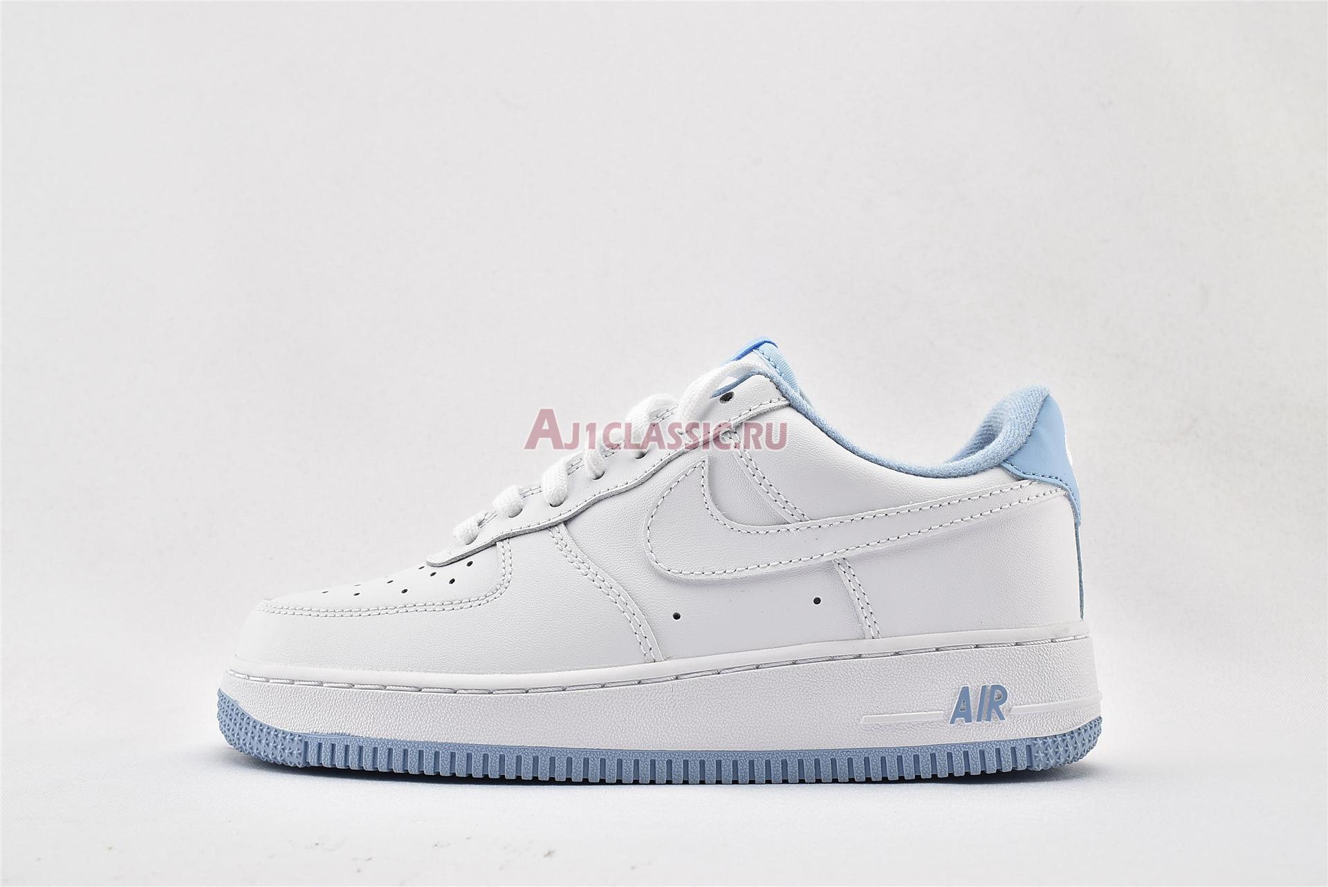 New Nike Air Force 1 GS "White Hydrogen Blue" CD6915-103 Shoes