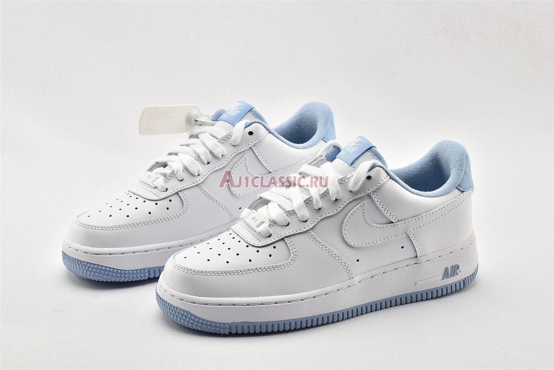 New Nike Air Force 1 GS "White Hydrogen Blue" CD6915-103 Shoes