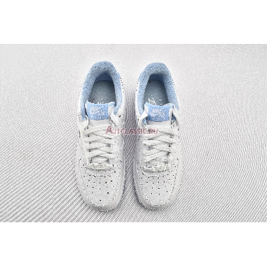 Nike Air Force 1 GS White Hydrogen Blue CD6915-103 White/White/Hydrogen Blue Mens Womens Shoes