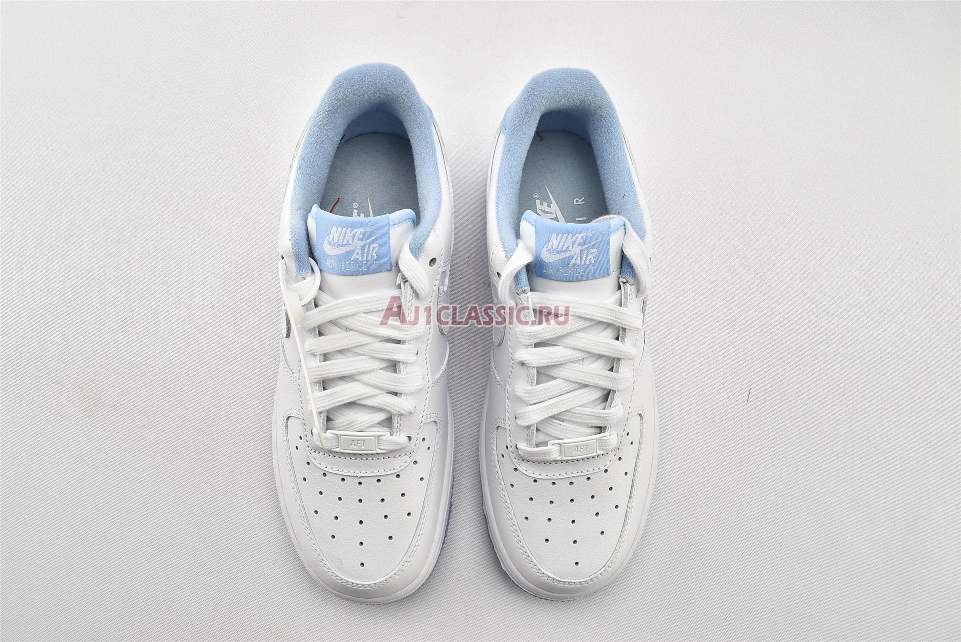 New Nike Air Force 1 GS "White Hydrogen Blue" CD6915-103 Shoes