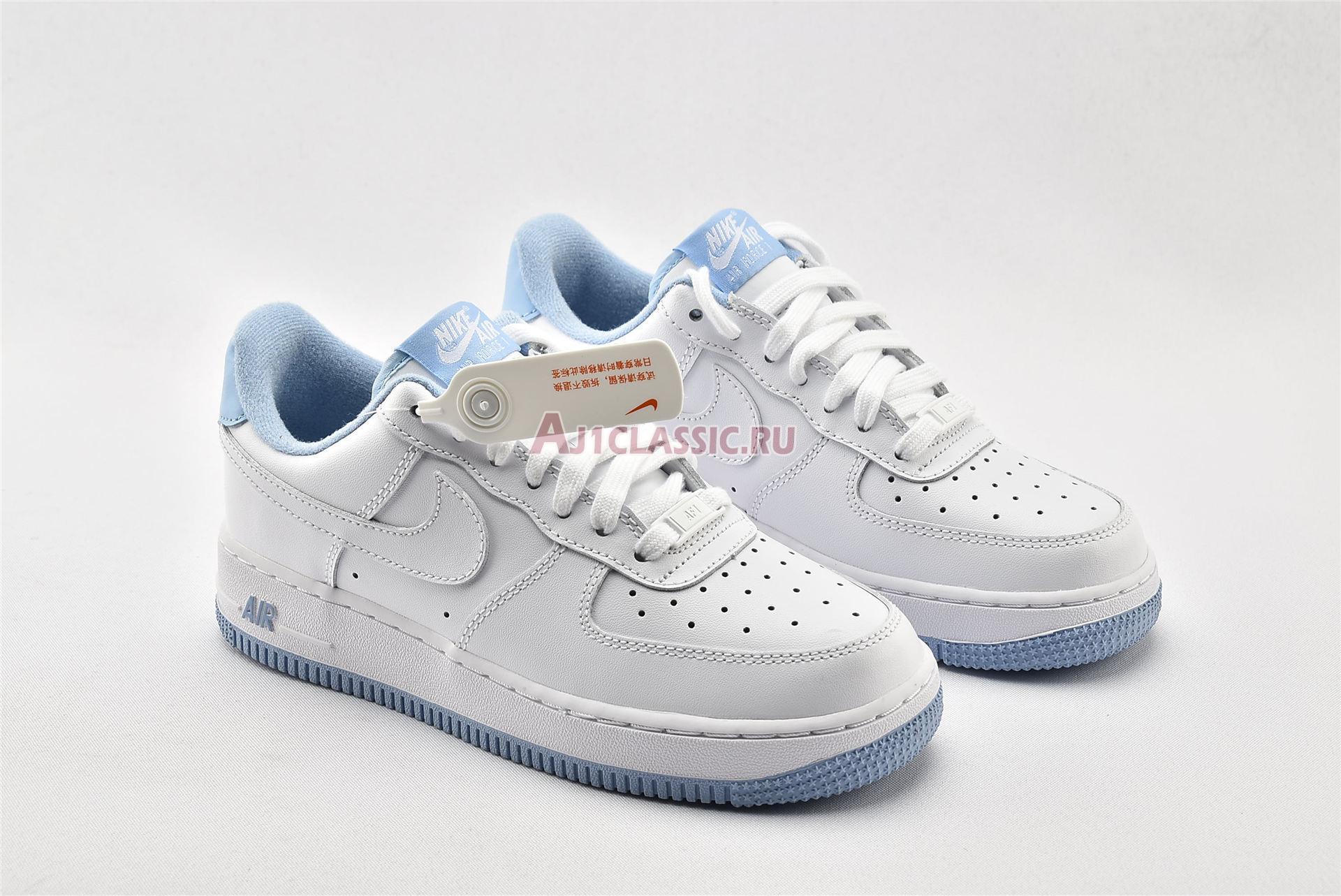 New Nike Air Force 1 GS "White Hydrogen Blue" CD6915-103 Shoes