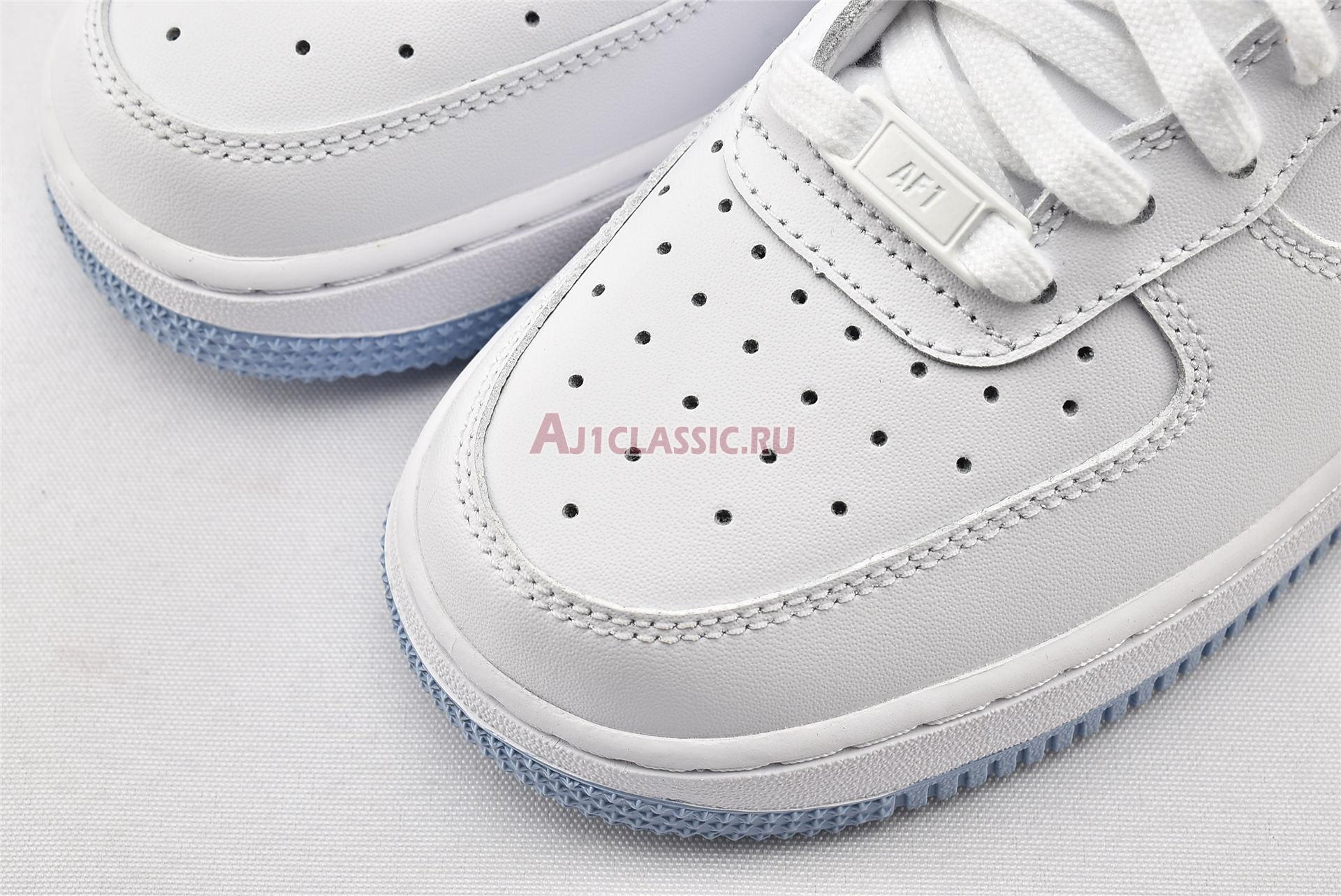 New Nike Air Force 1 GS "White Hydrogen Blue" CD6915-103 Shoes