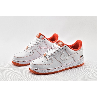 Nike Air Force 1 Low Rucker Park CT2585-100 White/Orange Mens Womens Shoes