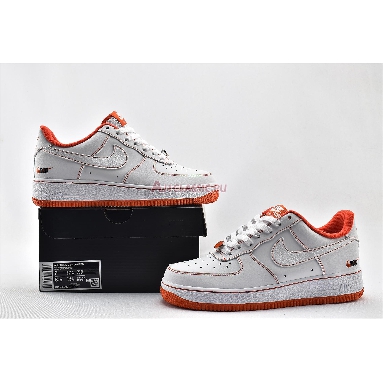 Nike Air Force 1 Low Rucker Park CT2585-100 White/Orange Mens Womens Shoes