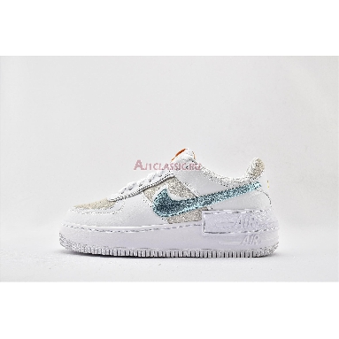 Nike Wmns Air Force 1 Shadow White Glacier Ice DA4286-100 White/Vast Grey/University Gold/Glacier Ice Mens Womens Shoes