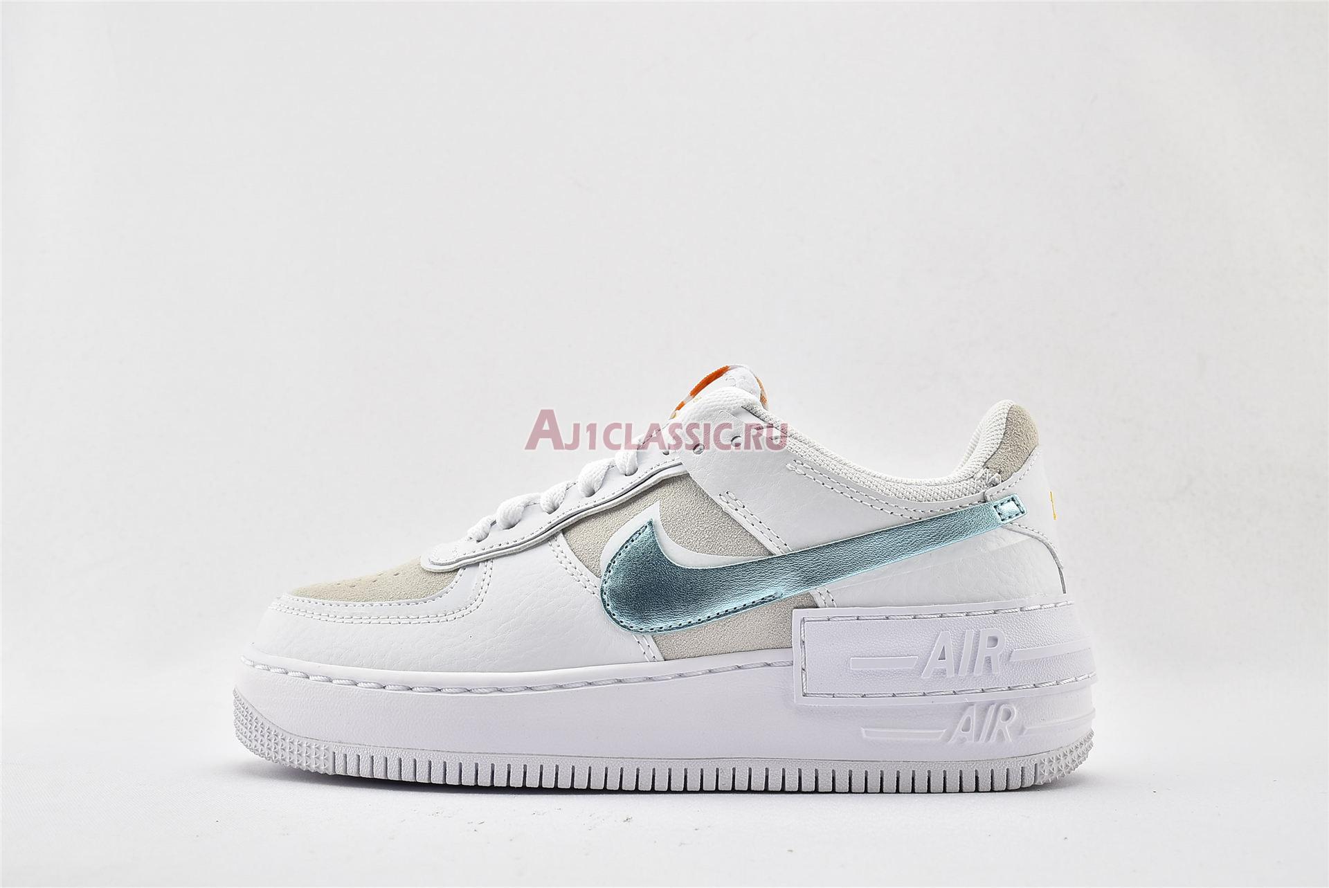 New Nike Wmns Air Force 1 Shadow "White Glacier Ice" DA4286-100 Shoes