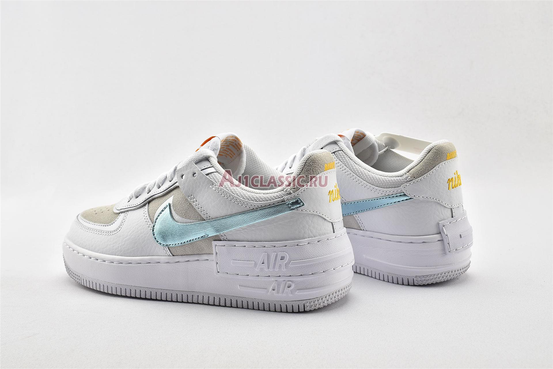 New Nike Wmns Air Force 1 Shadow "White Glacier Ice" DA4286-100 Shoes