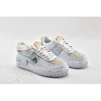 Nike Wmns Air Force 1 Shadow White Glacier Ice DA4286-100 White/Vast Grey/University Gold/Glacier Ice Mens Womens Shoes