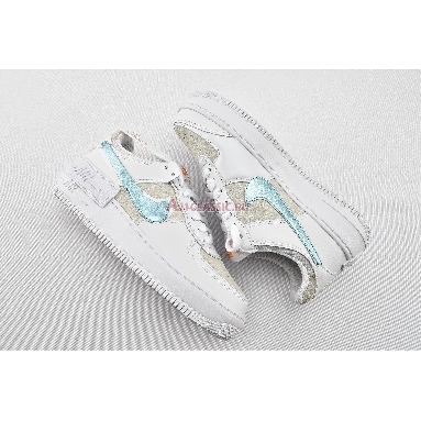 Nike Wmns Air Force 1 Shadow White Glacier Ice DA4286-100 White/Vast Grey/University Gold/Glacier Ice Mens Womens Shoes