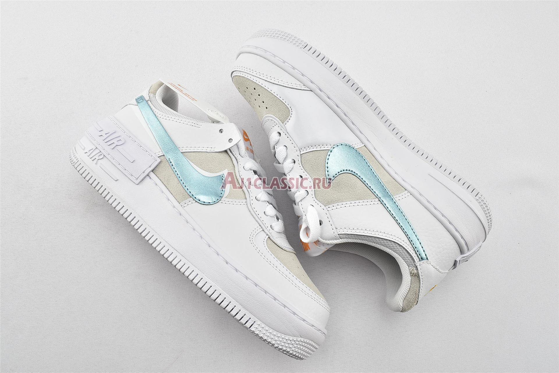 New Nike Wmns Air Force 1 Shadow "White Glacier Ice" DA4286-100 Shoes