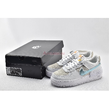 Nike Wmns Air Force 1 Shadow White Glacier Ice DA4286-100 White/Vast Grey/University Gold/Glacier Ice Mens Womens Shoes