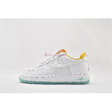 Nike Air Force 1 07 Corner Markets CZ8132-100 White/Dark Sulfur/Hyper Pink/White Sneakers