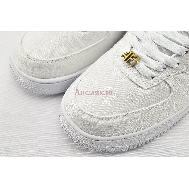 Nike Air Force 1 Low 07 Lux Basketball Print 898889-102 White/White-Metallic Gold-Bio Beige Mens Womens Shoes