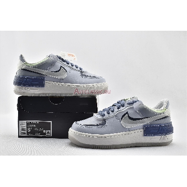 Nike Wmns Air Force 1 Shadow SE World Indigo CK6561-001 Ghost/Summit White/World Indigo Mens Womens Shoes