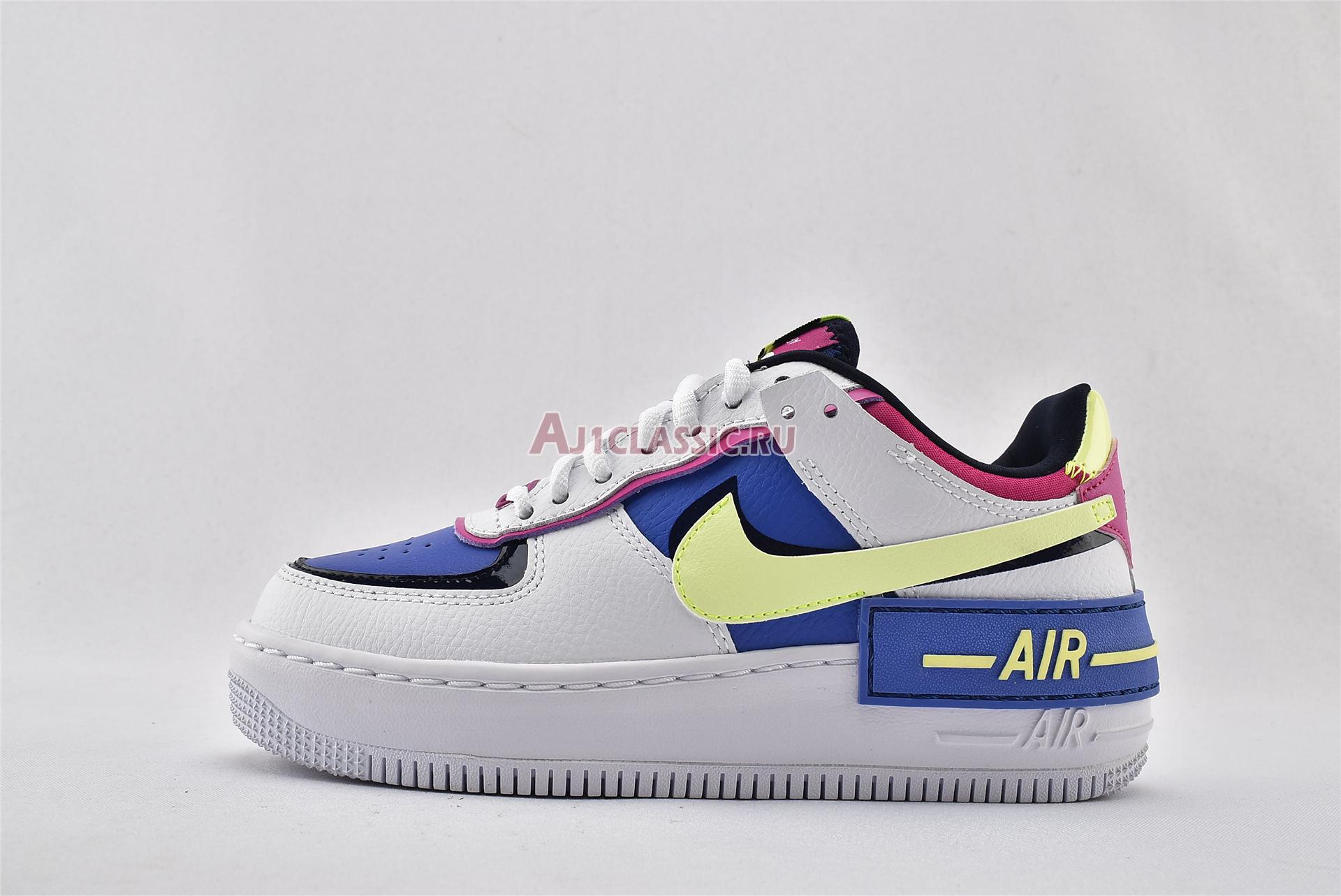 New Nike Wmns Air Force 1 Shadow "Sapphire" CJ1641-100 Shoes