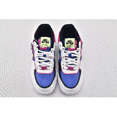 Nike Wmns Air Force 1 Shadow Sapphire CJ1641-100 White/Barely Volt/Sapphire/Fire Pink Mens Womens Shoes